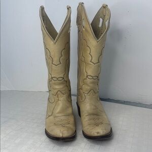 Vtg Tony Lama 6269 USA Leather Western Cowboy Riding Boots made in USA